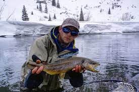 A Lean And Long Brown Caught On Ten Mile Creek By Vva Pro Guide Andy Jackson Book A Trip With Andy Today At Vailvalley Andy Jackson Brown Trout Trout Fishing