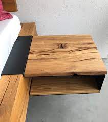 Nachttisch zum einhängen jugendzimmer rot. Nachttisch 44x15cm Wildeiche Geolt Massivholz