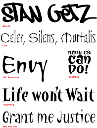 Graffiti Tattoo Lettering Graffiti Font