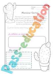 'monsieur'' cactus (homme cactus i). Monsieur Cactus Ce1 1 Histoire 1 Probleme