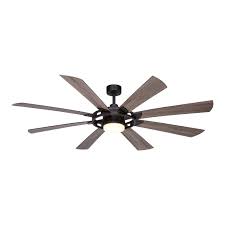 Mykonos 60 indoor/outdoor smart ceiling fan, oil rubbed bronze, 3000k light by modern forms. Burlington 68 In Bronze Farmhouse Windmill Indoor Outdoor Ceiling Fan With Led Light Kit And Remote Overstock 33736108