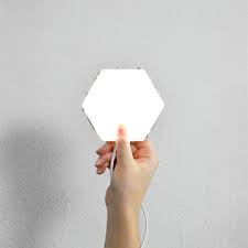 15pcs Led Modular Touch Sensitive Lighting Hexagonal Wall Lamps Motion Lights Light Panels Light Sensor