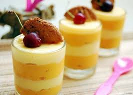 Laziz Custard Recipe In Urdu Step By Step Easy Urdu Instructions Fruity Desserts Custard Recipes Parfait Recipes