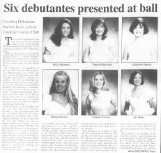 Baron Holman and mother Dorcas H Holman mentioned in Debutantes article.  1998