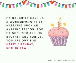 Check spelling or type a new query. 60 Happy Birthday Wishes For Son In Law 2021 First Birthday Wishes