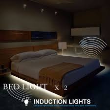 Under bed lighting motion sensor. Night Lights Home Garden Strip Under Bed Light Motion Sensor Led White Activated Night Warm Wardrobe Kit