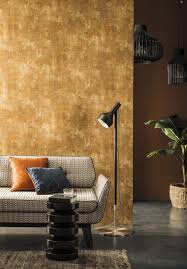 Tapete Atmos Gelb Von Casamance Wandgestaltung Ideen Tapete Gelb Wandgestaltung