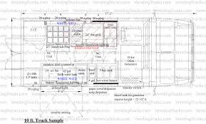 Another important factor is the size of the appliances in your custom food truck. Food Truck Sample Floor Plans Foodtrucks Net