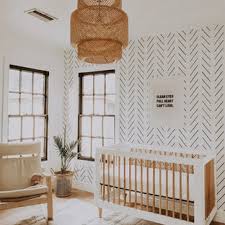 Romantic girl's nursery with floral accent wall 9 photos. 75 Beautiful Boy Nursery Pictures Ideas Houzz