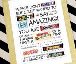 You Re A Cutie Free Printable Healthy Valentine It S Always Autumn Candy Poster Candy Birthday Cards Birthday Candy Grams