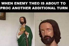 Rngesus is said to bear heavy resemblence to jesus christ, but with a d20 die for a head. Rngesus Summonerswar