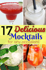 17 Delicious Non Alcoholic Mocktail Recipes For Any Occasion Mocktail Recipe Mocktails Kid Friendly Drinks