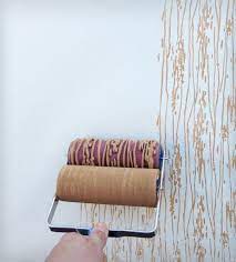 Clean the walls and allow them to dry completely. 22 Creative Wall Painting Ideas And Modern Painting Techniques Patterned Paint Rollers Home Decor Hacks Creative Wall Painting Ideas