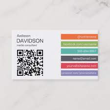 Instagram nametag the nametag is a social media tool that works like a qr code. Bright Bar Qr Code Social Media Business Card J32 Design