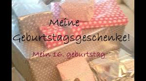 Wünsche dir glück, das dich am. Meine Geburtstagsgeschenke Mein 16 Geburtstag Xmaswithmisssunshine Youtube