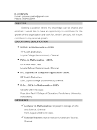 Tips for formatting your teacher cv. Sample Resume For Maths Teachers Freshers Student Pdf Good Profile Headline Phlebotomy Template Free Gilant Hatunisi