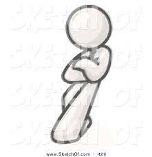 Drawing Of A Sketched Design Mascot Person With His Arms Crossed Leaning Against A Wall With An Attitude By Leo Blanch Drawing Poses Drawings Drawing Tutorial