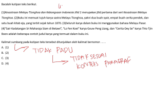 Kalimat sumbang yang disebut juga dengan kalimat tidak padu ini dapat timbul akibat dari kesalahan penulisnya dalam menuangkan ide. Pembahasan Soal Unbk Bahasa Indonesia 11 Kalimat Sumbang Youtube