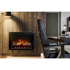 Electric wall mounted fireplaces are an attractive addition to any home or office. Dimplex 26 In 1000 Sq Ft Multi Fire Xhd Electric Fireplace Insert Xhd26l The Home Depot