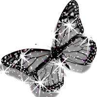 Red and purple butterfly with animated wings. Transparent Black Butterfly Gif Novocom Top