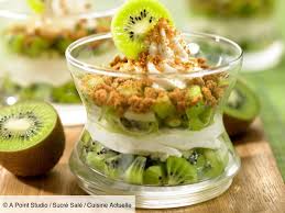 Fromage Blanc Au Kiwi Et Miettes De Speculos Recettes Recette Recette Printemps Recette Recettes De Cuisine