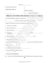 Generally speaking, this will be granted if a party to the divorce suit requests it (and you may have to specifically request it). Free Texas Name Change Petition And Order Free To Print Save Download