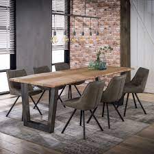 grande table a manger bois massif 240 cm cairns table a manger rectangle grande table a manger table a manger contemporaine