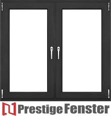 Dreh Kipp Fenster Anthrazit Aussen Weiss Innen Ebay
