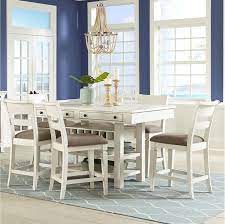 Sania iii antique black counter height dining room set. Standard Furniture Chesapeake Bay 7 Piece Antique White Counter Height Dining Table Set 10696 6x10694 Schroeder Furniture St Joseph Mi