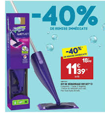Nouveau balai swiffer carrefour from lamaisondhabby.com. Offre Kit De Demarrage Wetjet Swiffer Chez Aldi