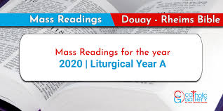 Are you looking for a printable calendar? Daily Mass Readings 2020 Catholic Gallery