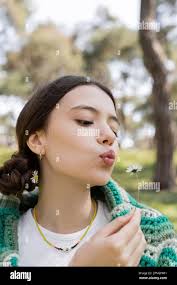 Daisies blowing hi-res stock photography and images