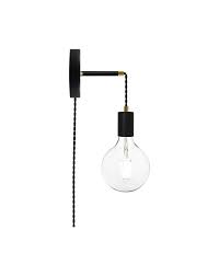 Black And Brass Wall Sconce Plug In Plug In Adjustable Wall Sconce Black And Brass With Images Adjustable Wall Sconce Plug In Wall Lights Plug In Wall Lamp