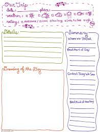Bnute Productions Free Printable Trip Journal Page Student Travel Journal Kids Travel Journal Kids Journal