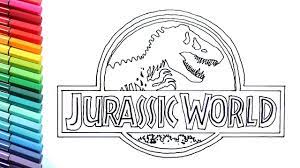 Check spelling or type a new query. Drawing And Coloring Jurassic World Logo Dinosaurs Color Pages For Childrens Youtube