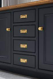 Fits 1 3/8 and 1 3/4 doors adjustable backset 2 3/4 (70mm) or 2 3/8 (60mm) instructions for door preparation and. Black Kitchen Cabinets With Gold Knobs Novocom Top