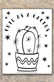 Characters like scooby doo and aford are favorites. Cactus Coloring Pages Life Is Sweeter By Design