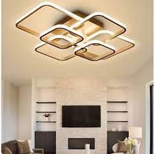 Dimmable recessed led panel light ceiling down lights free shipping us stock. Modern Hanglamp Aluminum White 4 6 Lights Led Ceiling Lights Bedroom Ceiling Lamp Living Room Lamparas For Home Led Chandelier Lighting Fixtures Shopee Malaysia