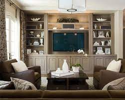 Rustic Living Room 2014 Living Room Built In Cabinets Living Room Built Ins Traditional Family Room