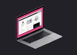 This macbook mockup example is a realistic mockup which is perfect for designers wishing to showcase their mac os website designs. Free Isometric Apple Macbook Pro 4k Mockup Psd Good Mockups
