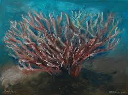 Sharpie (or something to draw with) Underwater Painting Abstract Coral Reef Was Made Underwater By Olga Nikitina 2018 Painting Oil On Canvas Singulart
