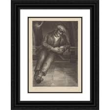 Barbara Burrage 14x18 Black Modern Framed Museum Art Print Titled