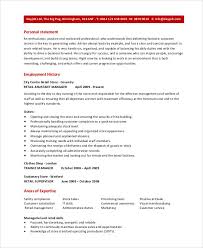 retail assistant manager resume