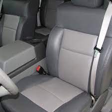 I'm in the market for a 2008 floor center console for tan camel leather interior. Ford F150 Crew Cab Lariat Katzkin Leather Seats 2006 Autoseatskins Com