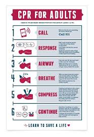 Cpr Chart By Kelsey Collins Via Behance First Aid Cpr