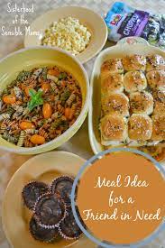 Meal Idea For A Friend In Need Sisterhood Of The Sensible Moms Meal Train Recipes Care Meals Take A Meal