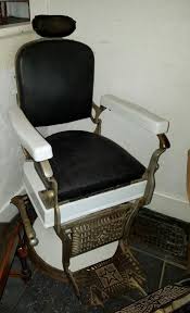 Koken Star Hydraulic Porcelain Barber Chair 1920 S Model Fully Functional Nice Barber Chair Wet Shaving Chair