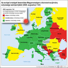 Két hétig szinte bezár a magyar orszag szomszedos orszagai : Zold Sarga Vagy Piros Igy Nez Ki Most Az Europai Orszagok Besorolasa A Koronavirus Szempontjabol