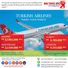 Hot Promo Tiket Turkish Airlines Cek Yuk Sekarang Selagi Ada Beli Tiket Pesawat Kai Booking Hotel Dan Beli Paket Tour Dimas Travel Bi Pesawat Hotel Tiket
