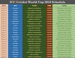 See more of icc t20 world cup 2021 schedule on facebook. Cwc 2019